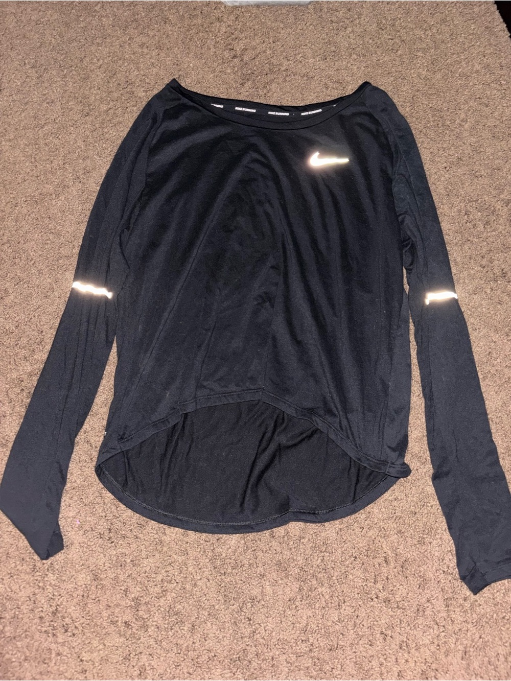Nike Women’s Black Long-Sleeve Performance Top